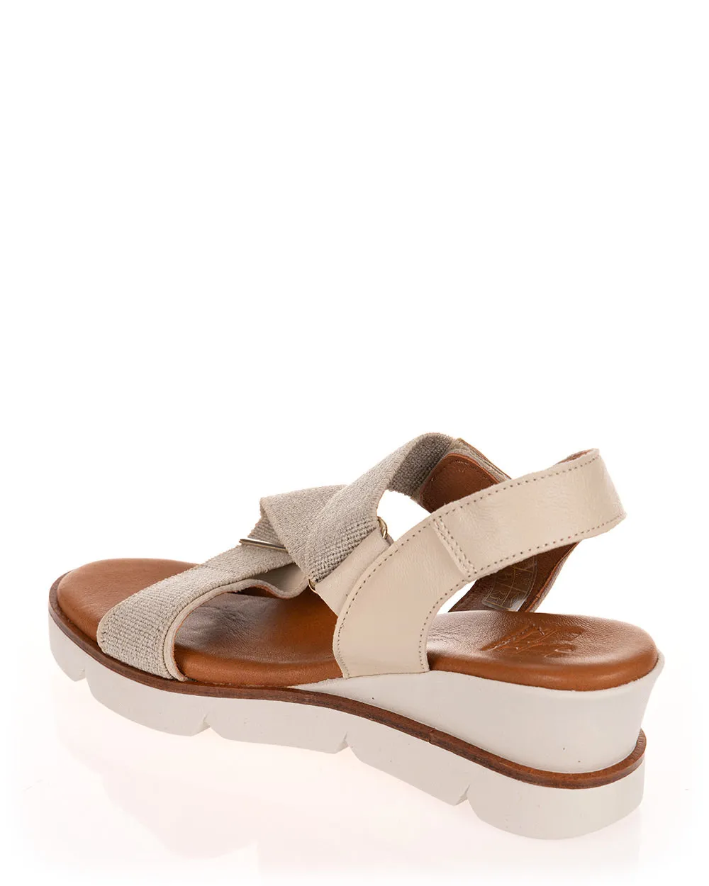 Nui X Neo Jaya Neutral Leather Sandal